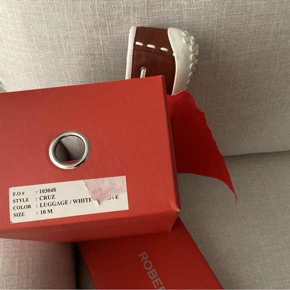 Robert Zur Driving Moccasins Cruz - Luggage White/Tan - Picture 5 of 5